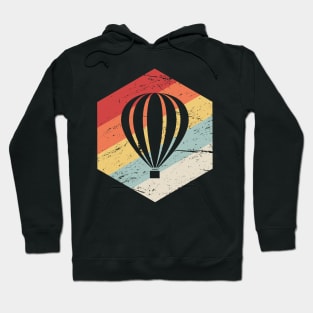 Retro Vintage Hot Air Balloon Graphic Hoodie